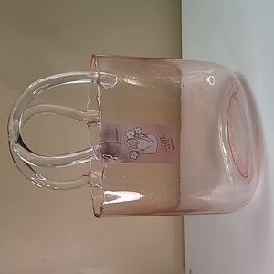 Cupcakes & Cashmere Pink Glass Handbag Vase